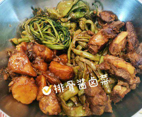 排骨豆角土豆酱卤菜！可凉吃可热吃的下饭菜